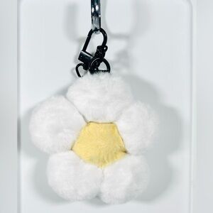 Betsey Johnson Flower Bag Charm Keychain